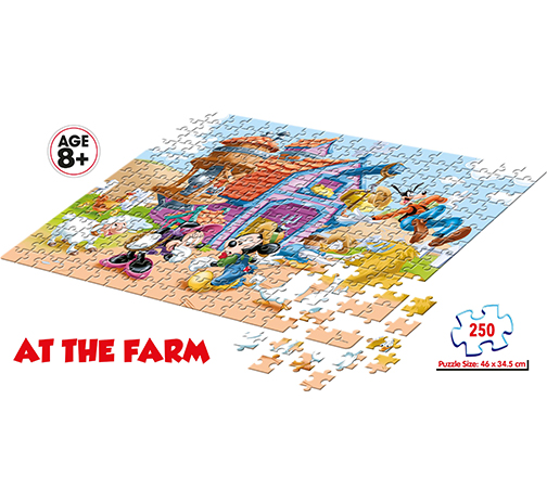 Mickey Mouse: At the Farm 250 Pieces